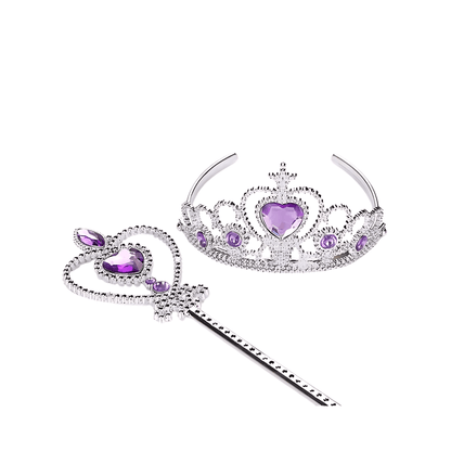 Princess Crown Tiara and Wand Set - Gummia