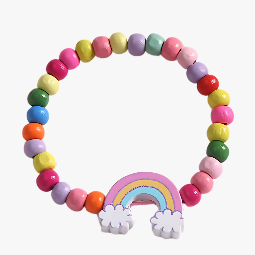 Armband med träpärlor
