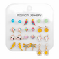 24stk of Kids Hypoallergenic earrings set- 12Pairs