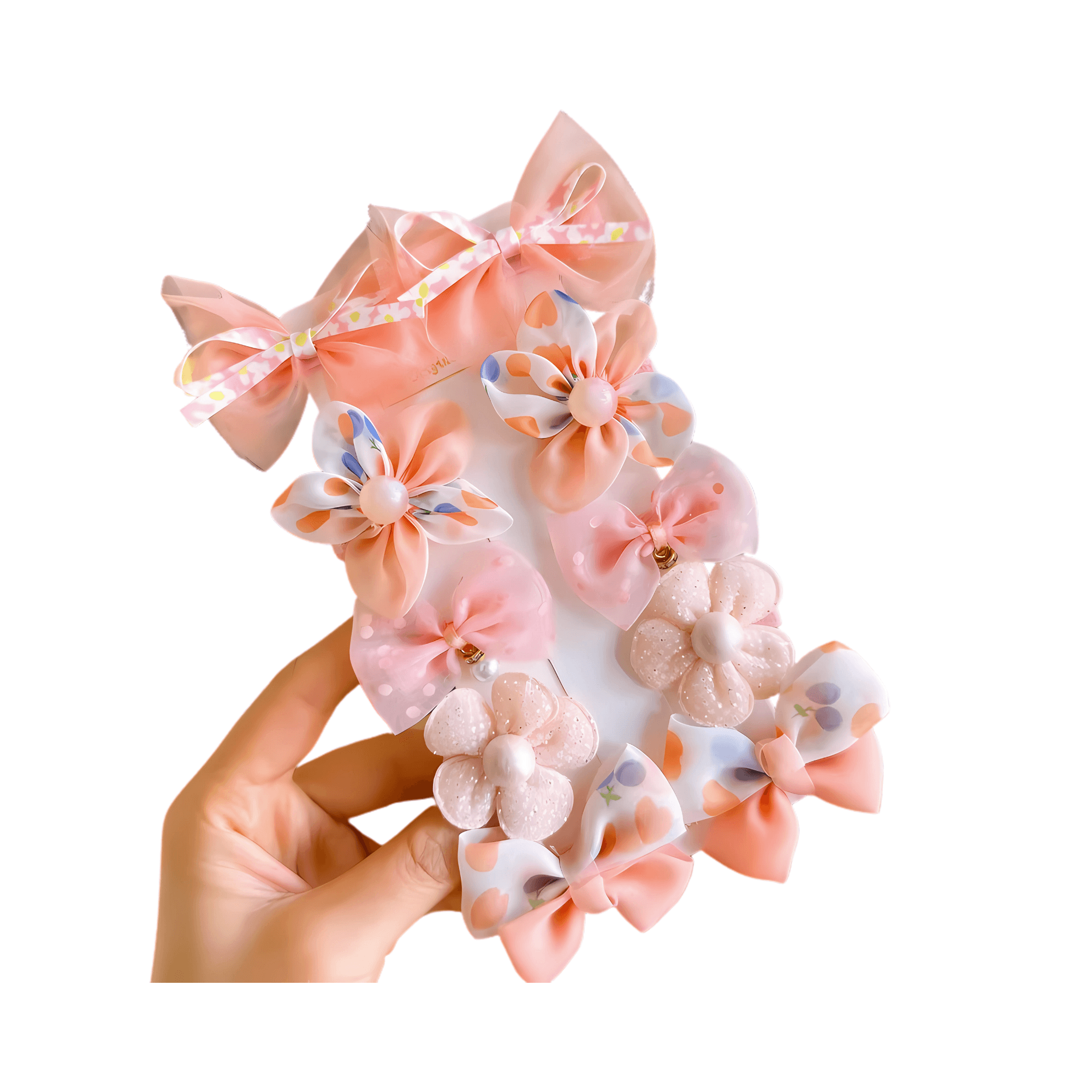 10pcs/set Soft Fabric clips for newborn/ Kids - Gummia