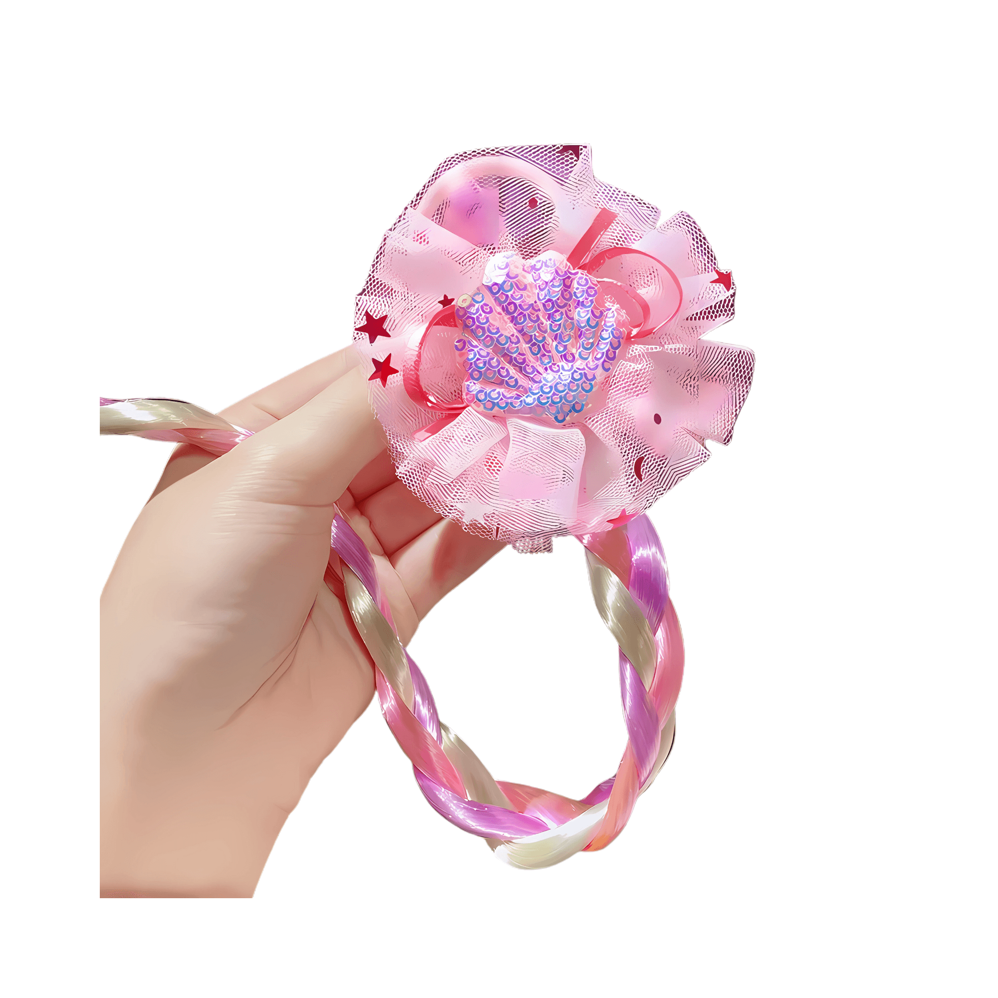 Kids Colorful Braided Wig Hair Extensions - Gummia