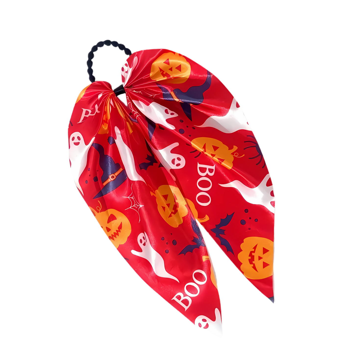 Halloween Hair Tie with Long Ribbon Tails