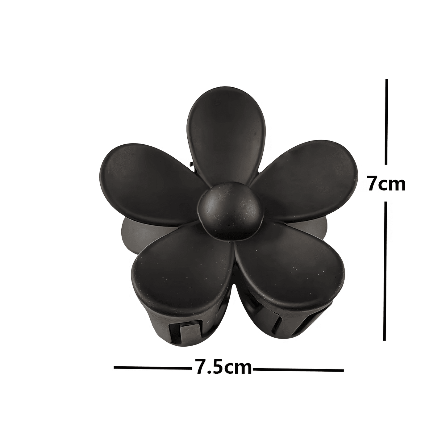 Stylish Matte Flower Claw Clip - Gummia