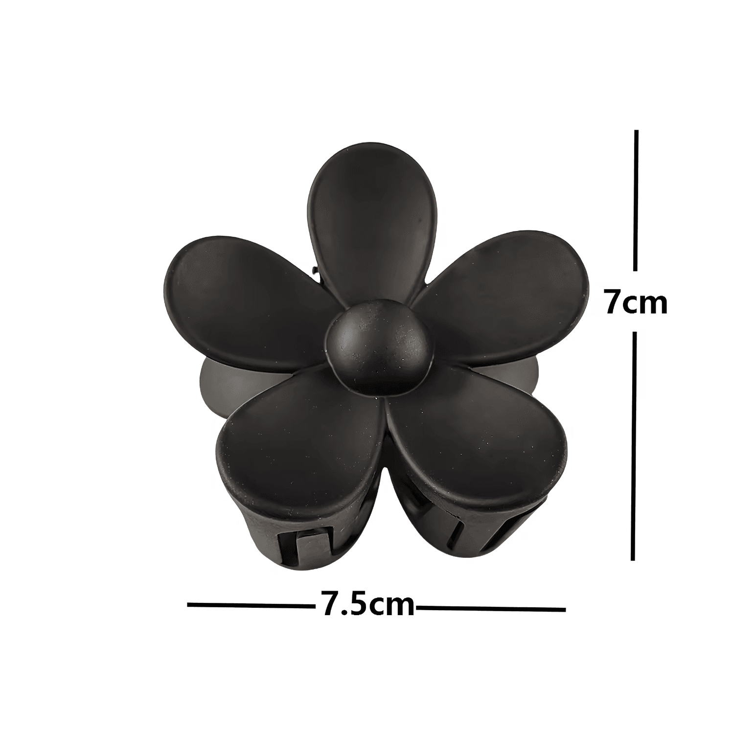 Stylish Matte Flower Claw Clip - Gummia
