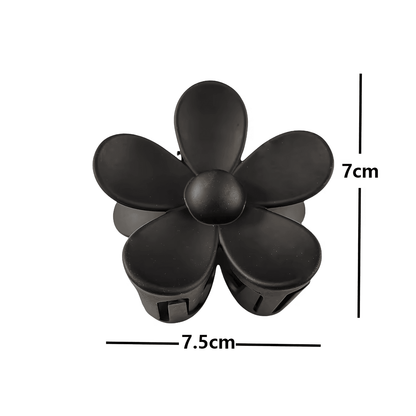 Stylish Matte Flower Claw Clip - Gummia