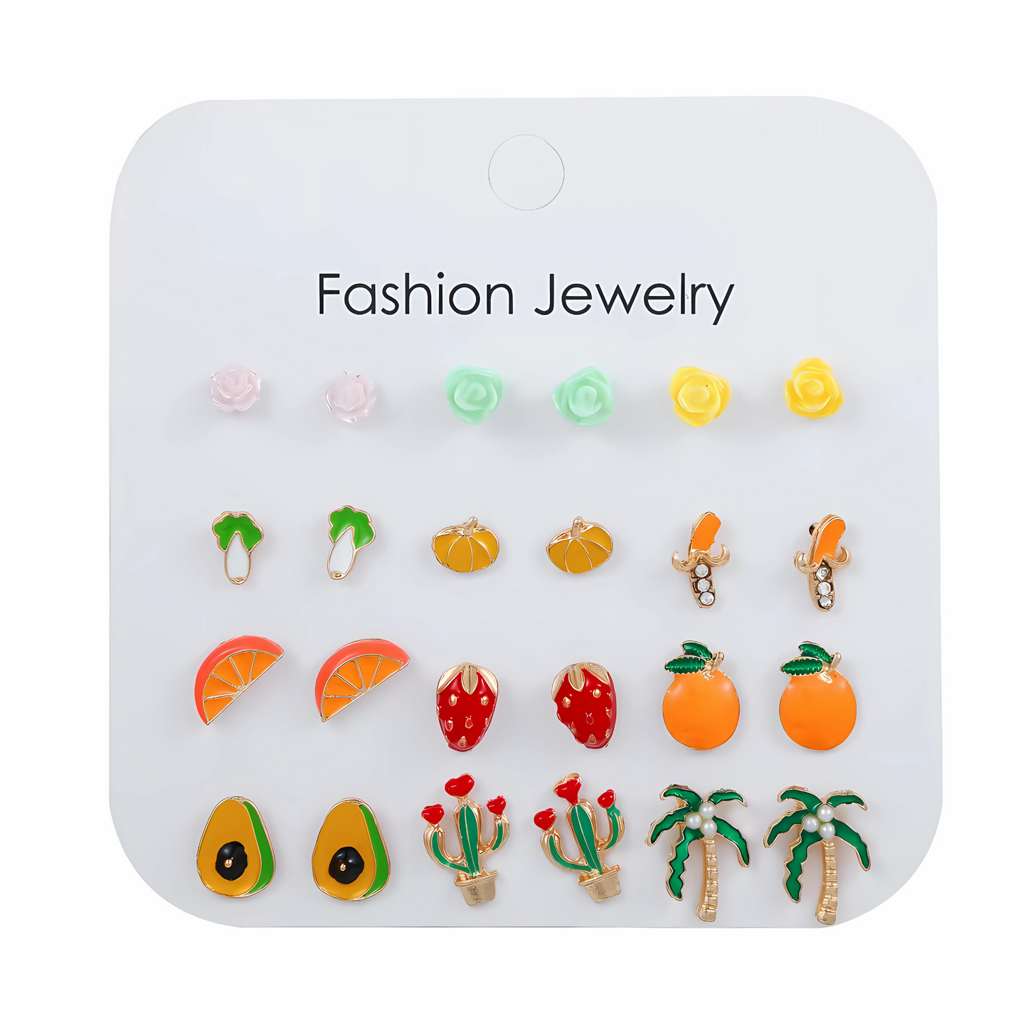24stk of Kids Hypoallergenic earrings set- 12Pairs