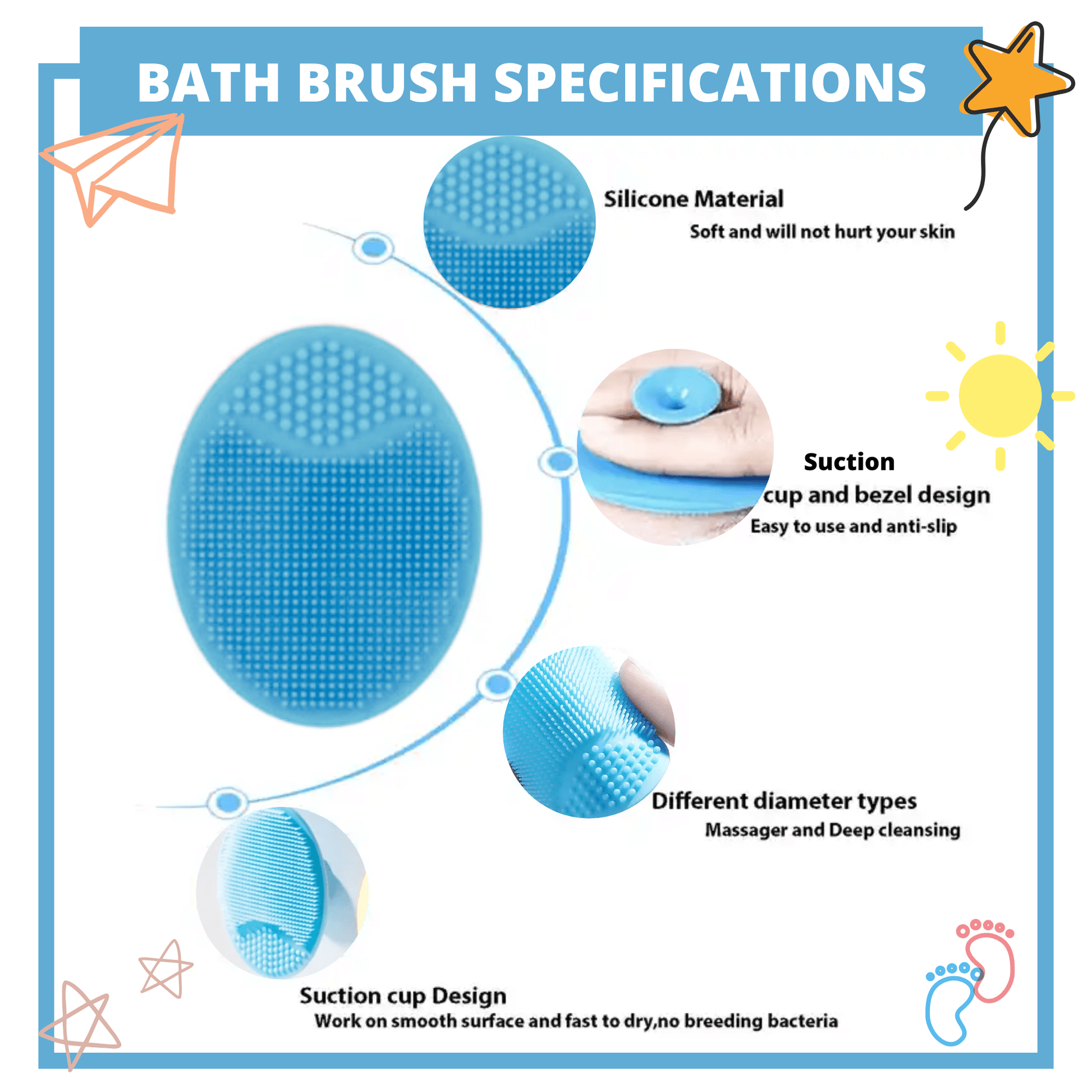 Baby Comb and Brush for Cradle Cap - Gummia