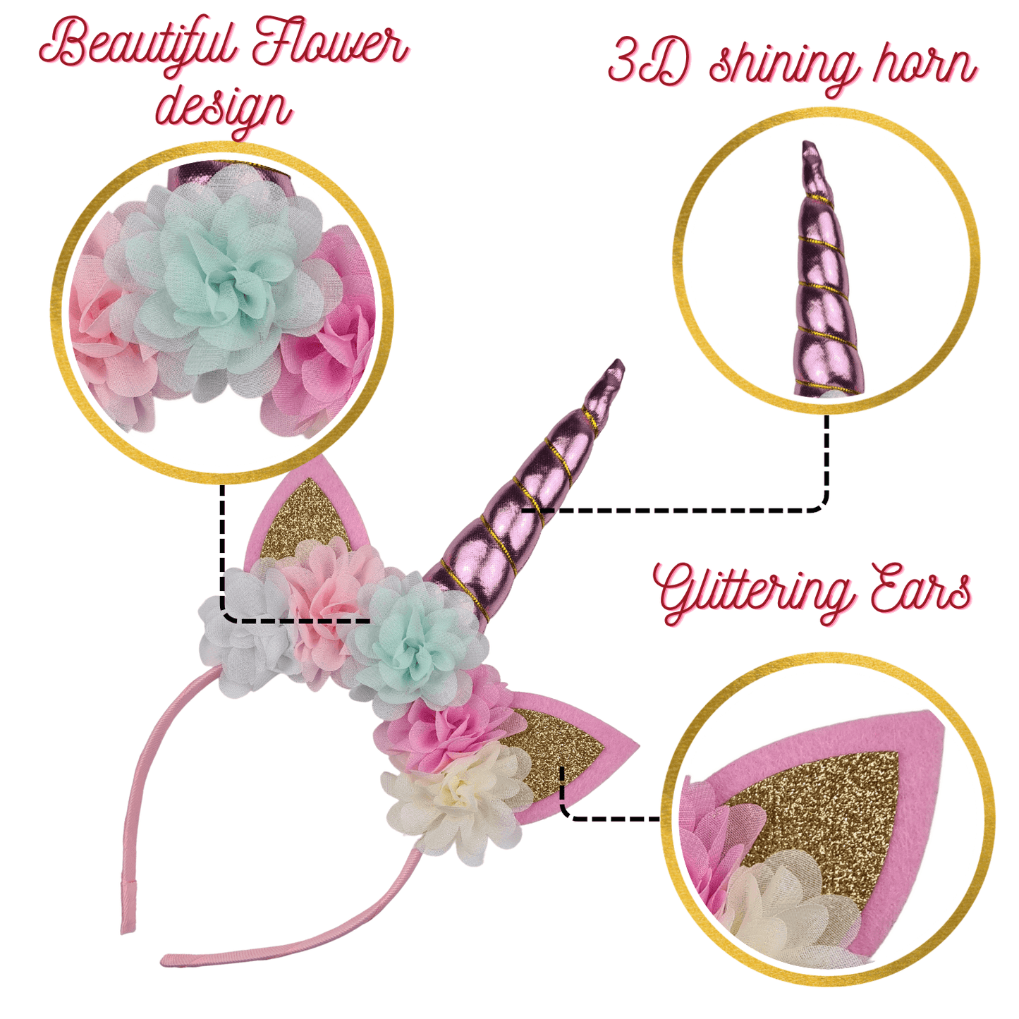 Unicorn headband - Gummia
