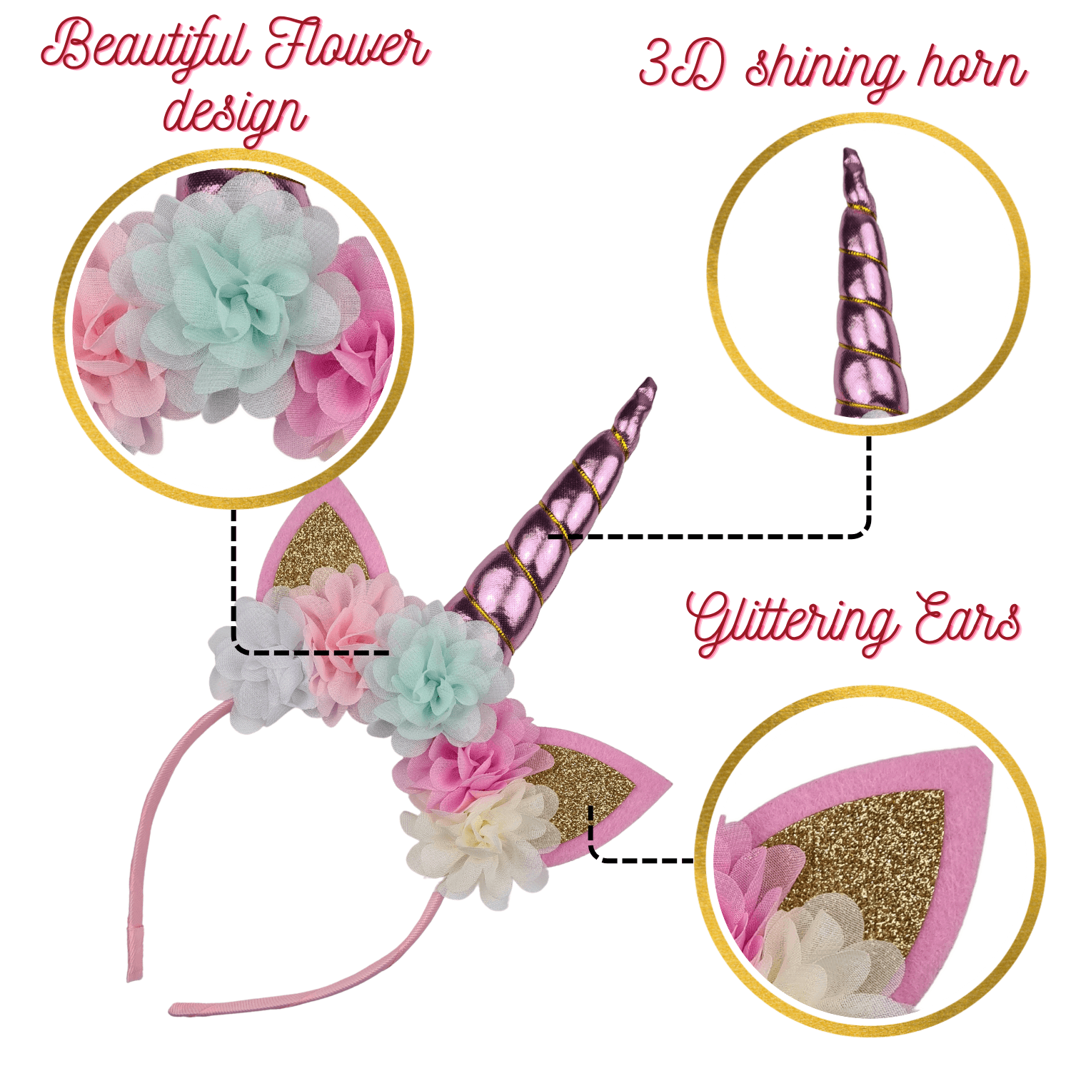Unicorn headband - Gummia