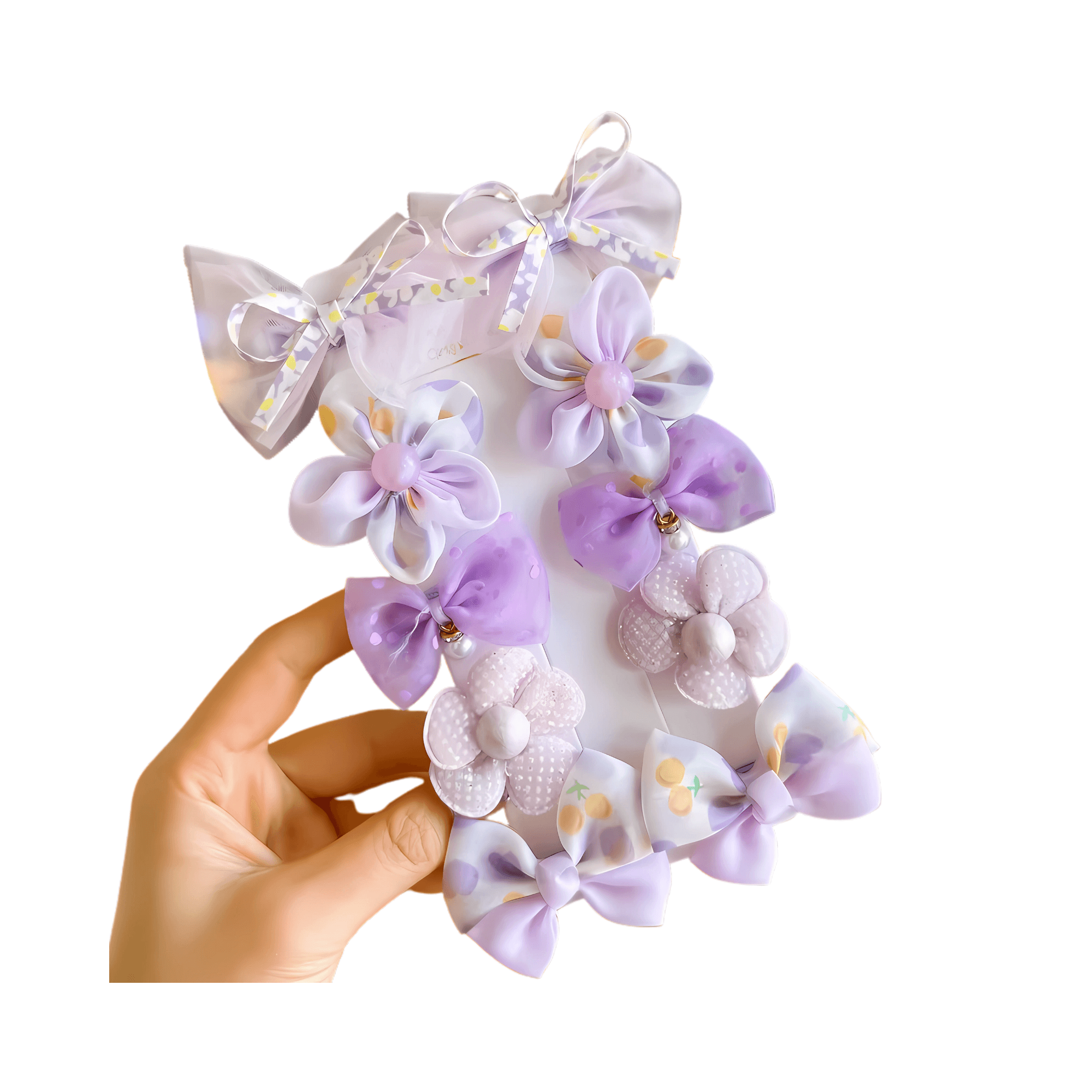 10pcs/set Soft Fabric clips for newborn/ Kids - Gummia