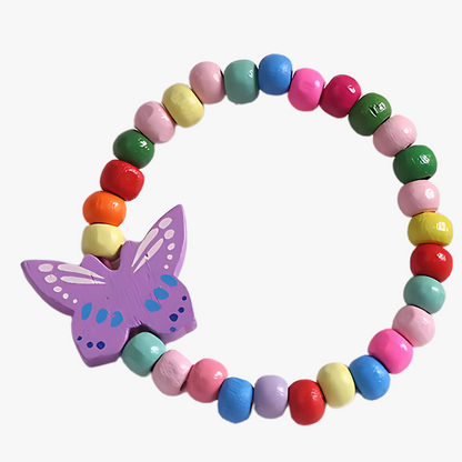 Armband med träpärlor