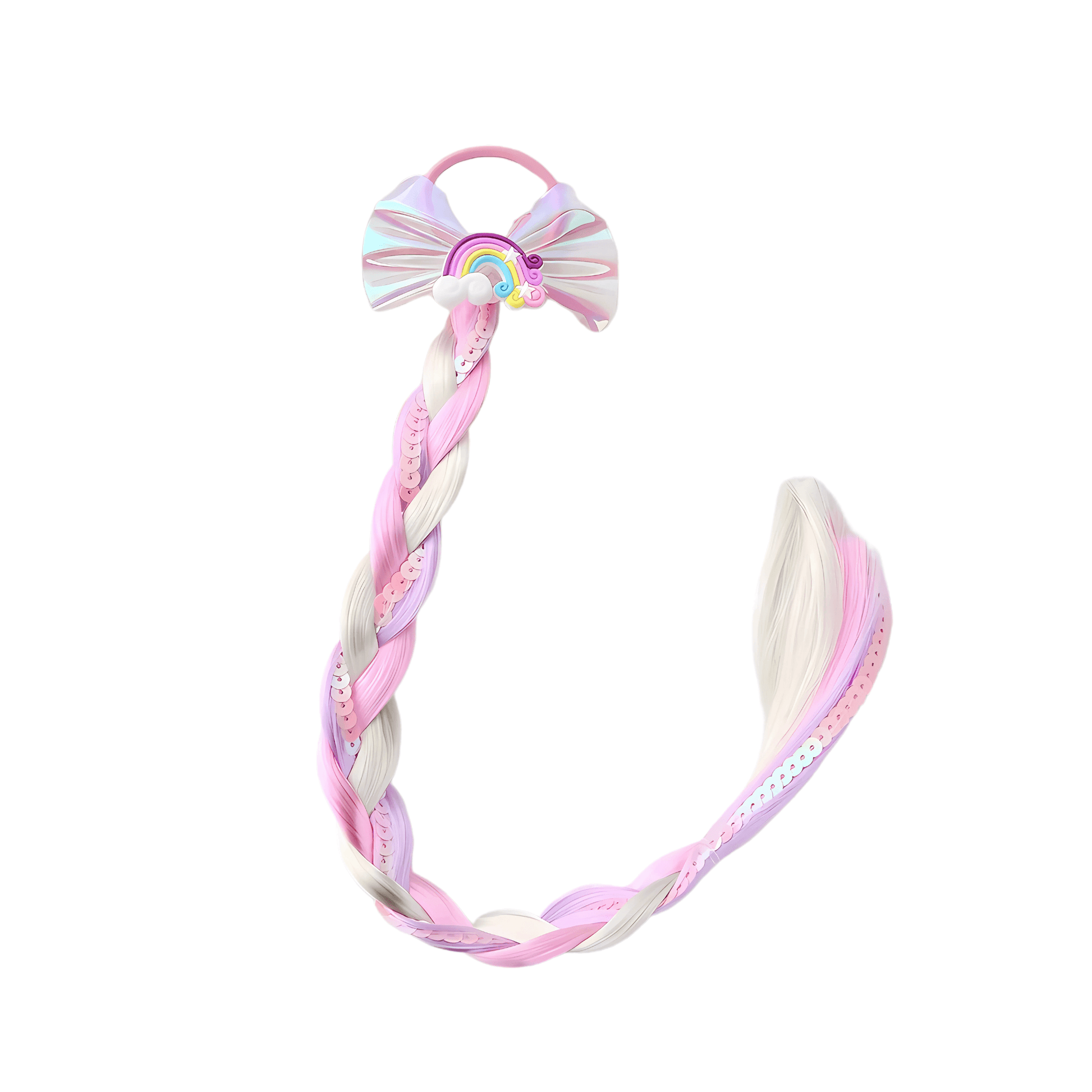 Kids Colorful Braided Wig Hair Extensions - Gummia