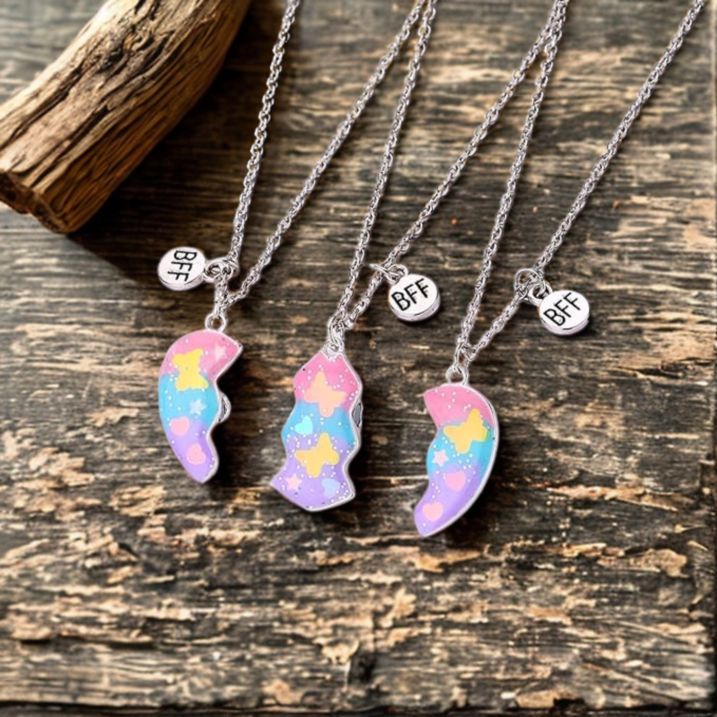 BFF vänskap halsband