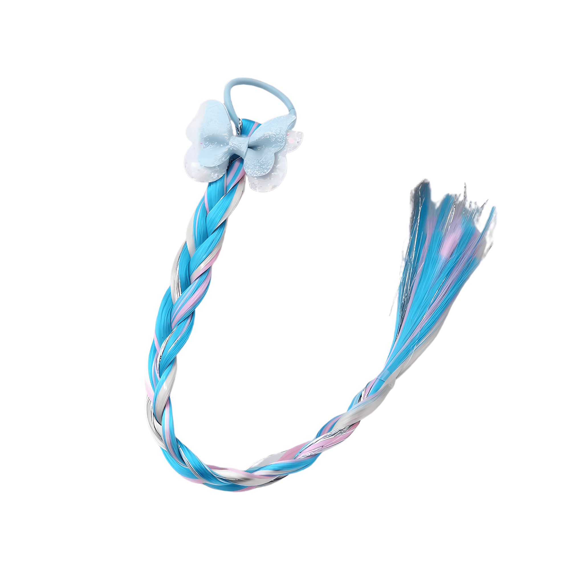 Kids Colorful Braided Wig Hair Extensions - Gummia