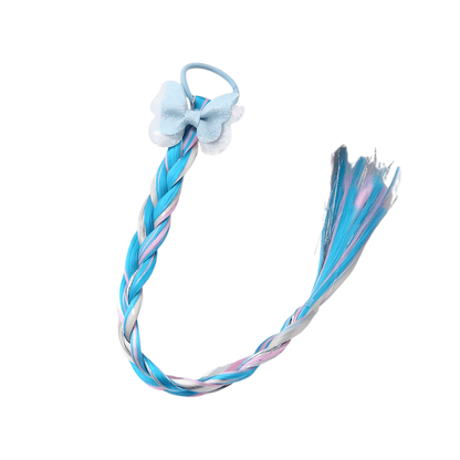 Kids Colorful Braided Wig Hair Extensions - Gummia