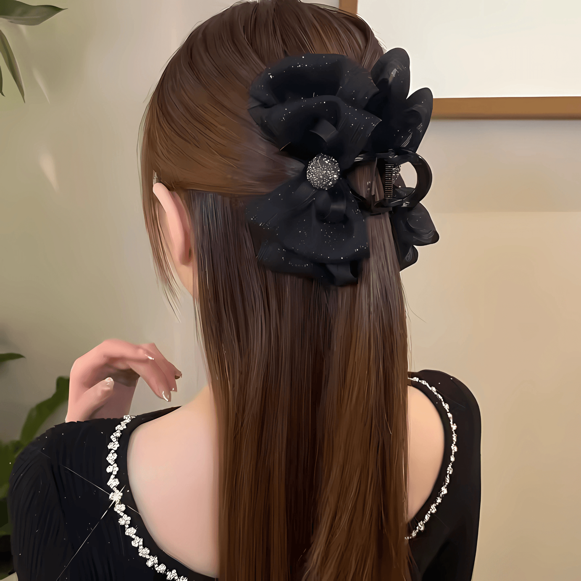 Elegant Bow Claw Clip - Gummia