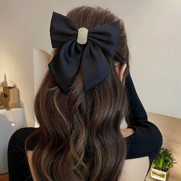 Womens Luxury Bow with Rhinestone Crystals - Gummia