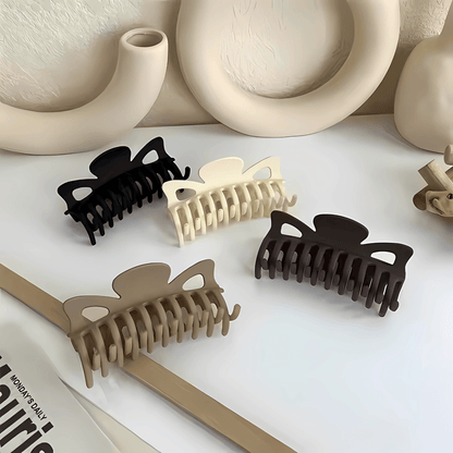 Large Matte Non-Slip Claw Clips for Thick Hair - Gummia