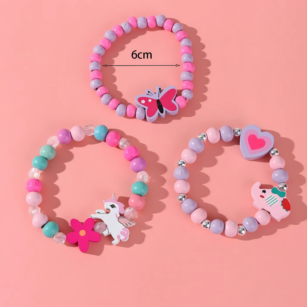 Armband med träpärlor