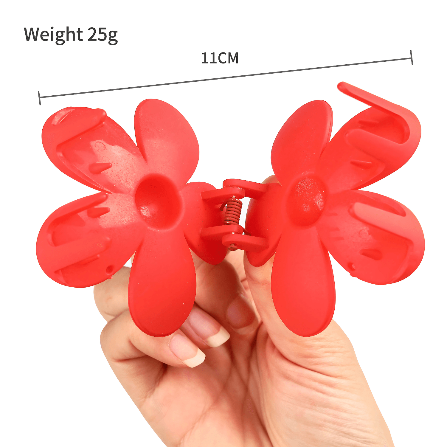 Stylish Matte Flower Claw Clip - Gummia