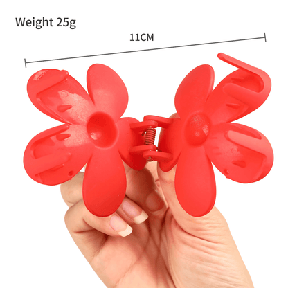 Stylish Matte Flower Claw Clip - Gummia