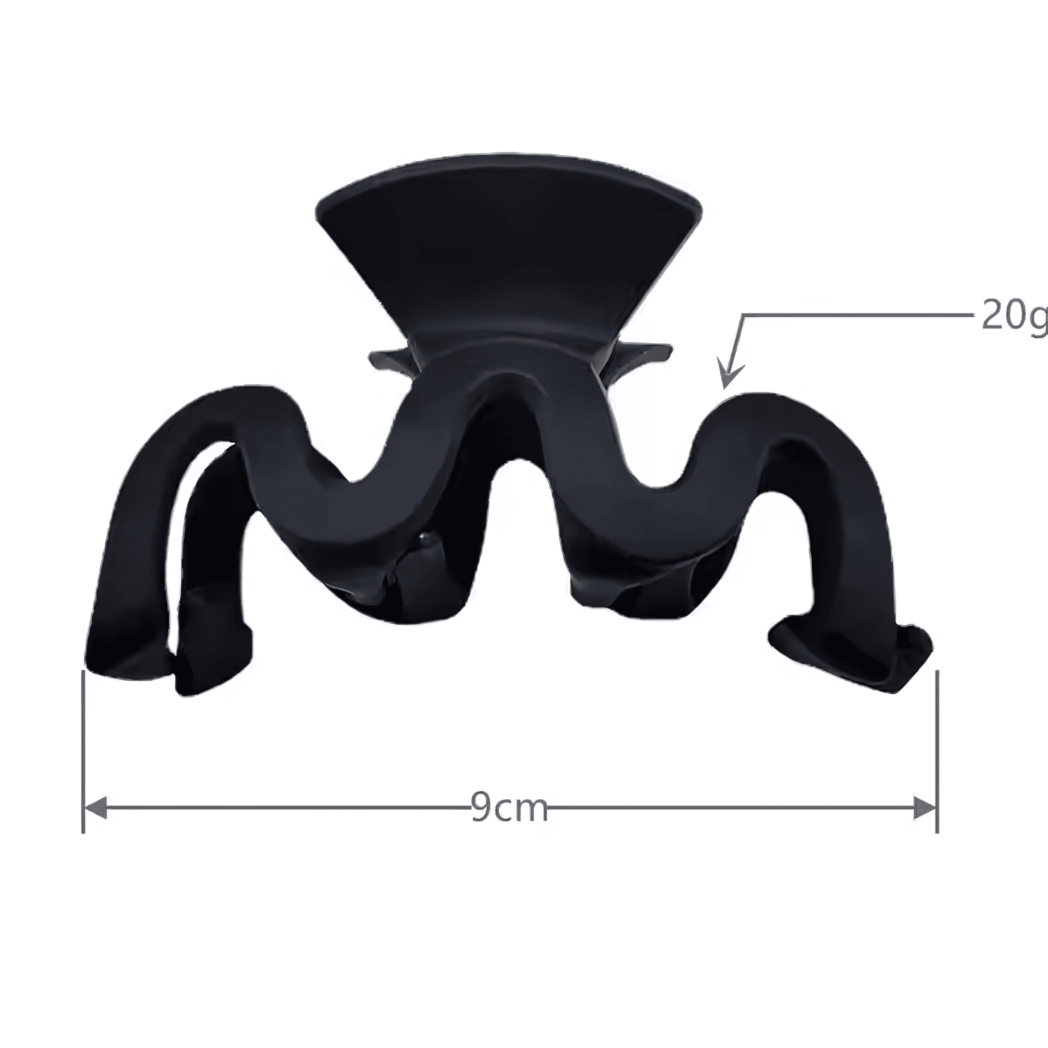 Wavy Matte Hair Claw Clip for Women - Gummia