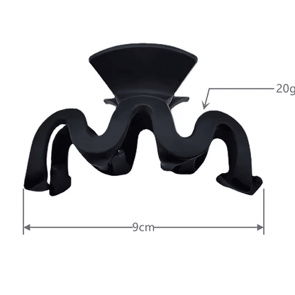 Wavy Matte Hair Claw Clip for Women - Gummia