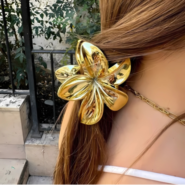 Plumeria Hawaii Flower Clip 8cm - Gummia