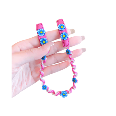 Multi-colored spiral braid twister - Gummia