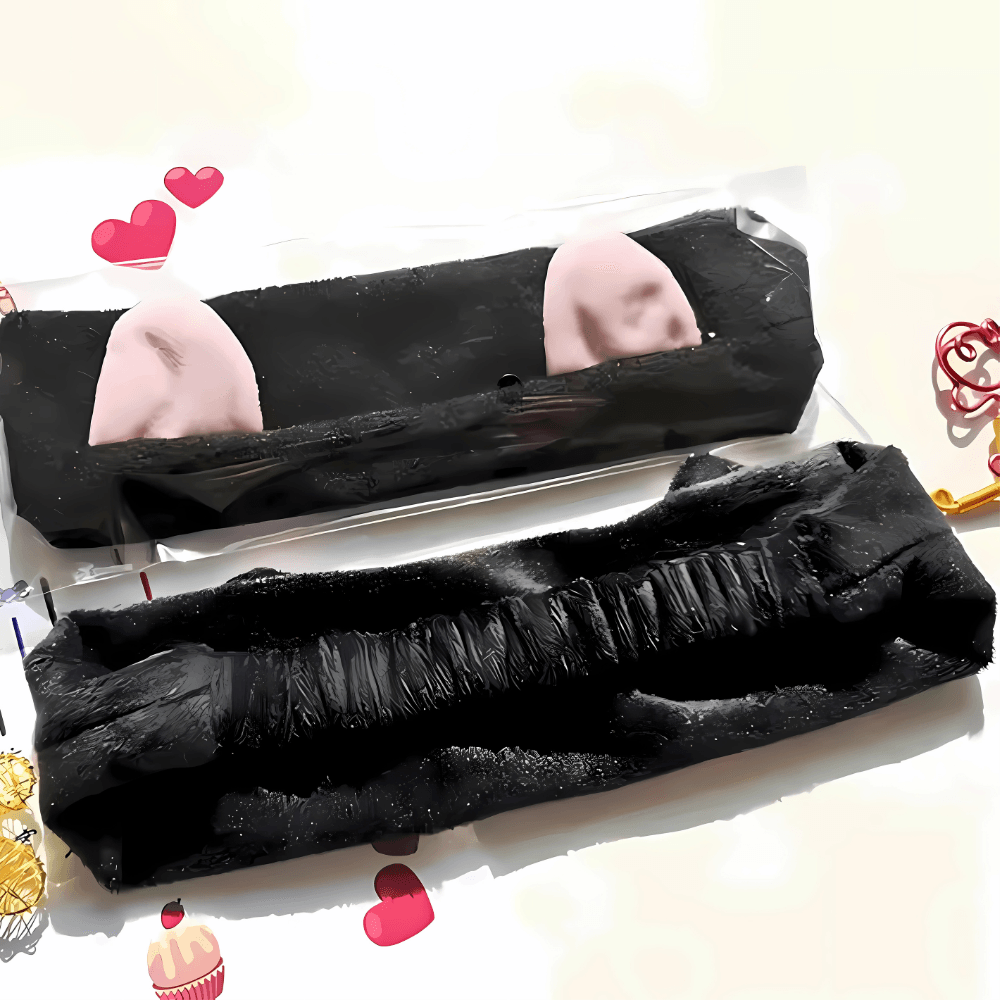 Cute Cat Ear Face Wash Headband - Gummia