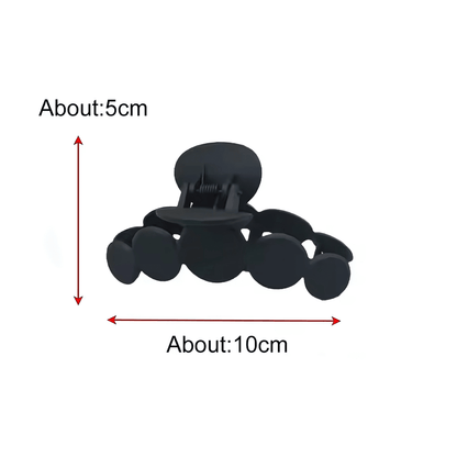 Arc shaped matte hair claw clip 10cm - Gummia
