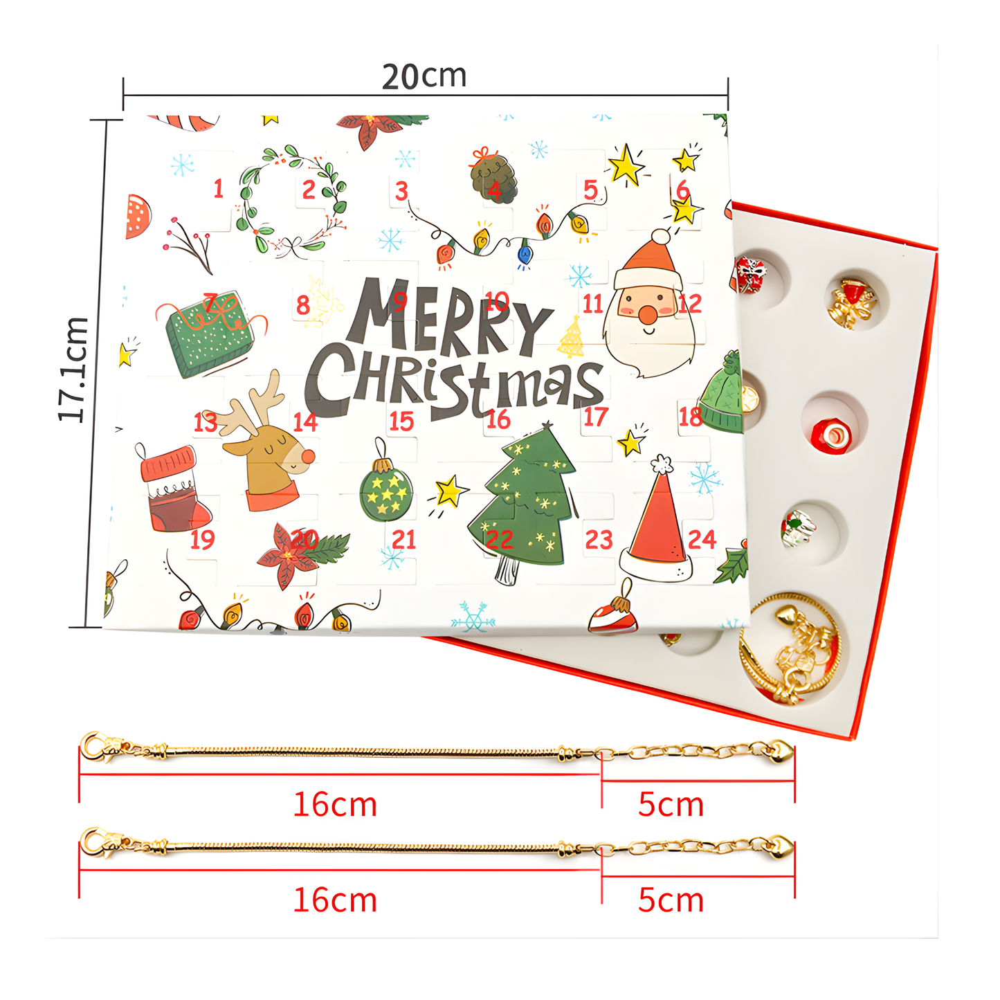 DIY-adventskalender med berlockarmband för barn – 24 dagar av magiska överraskningar