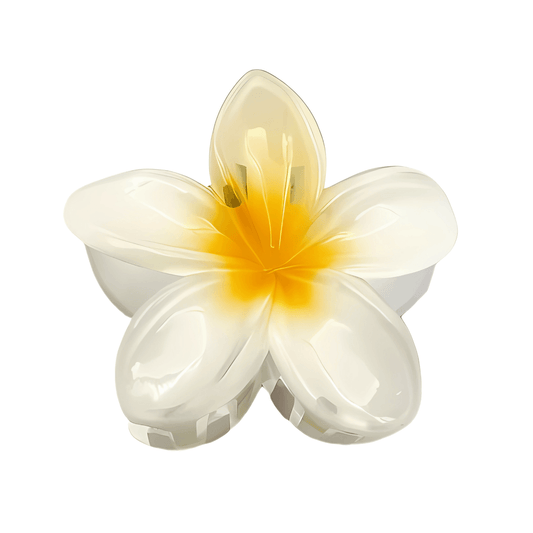 Plumeria Hawaii Flower Clip 8cm - Gummia