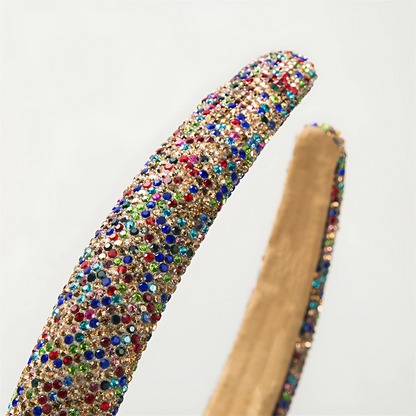 Thick Crystal Rhinestone Headbands - Gummia