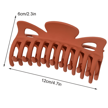 Large Matte Non-Slip Claw Clips for Thick Hair - Gummia