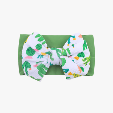 Baby Girl Cute Soft Nylon Headband Bow/ Turban - Gummia