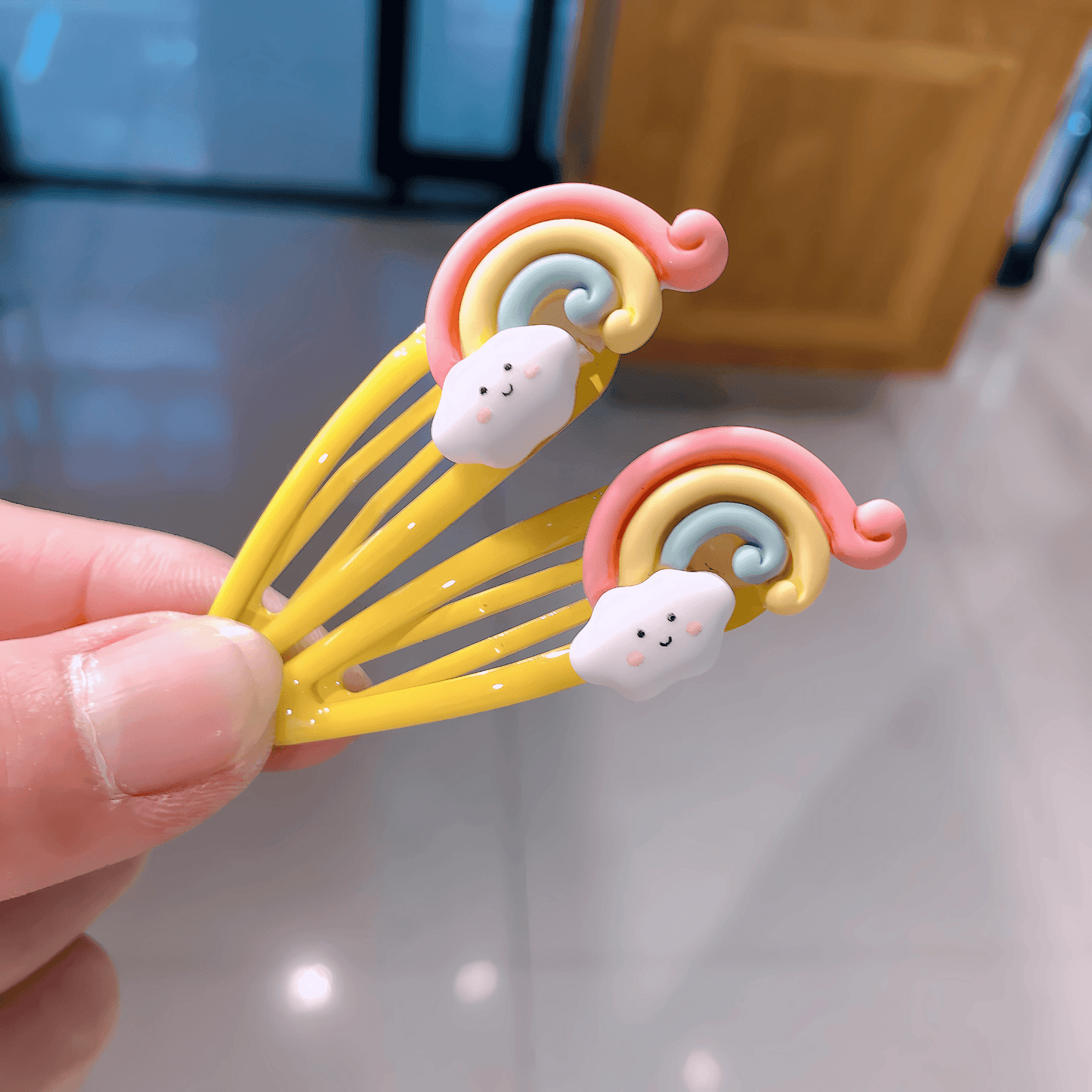Kids cartoon tictac snap hair clips - Gummia