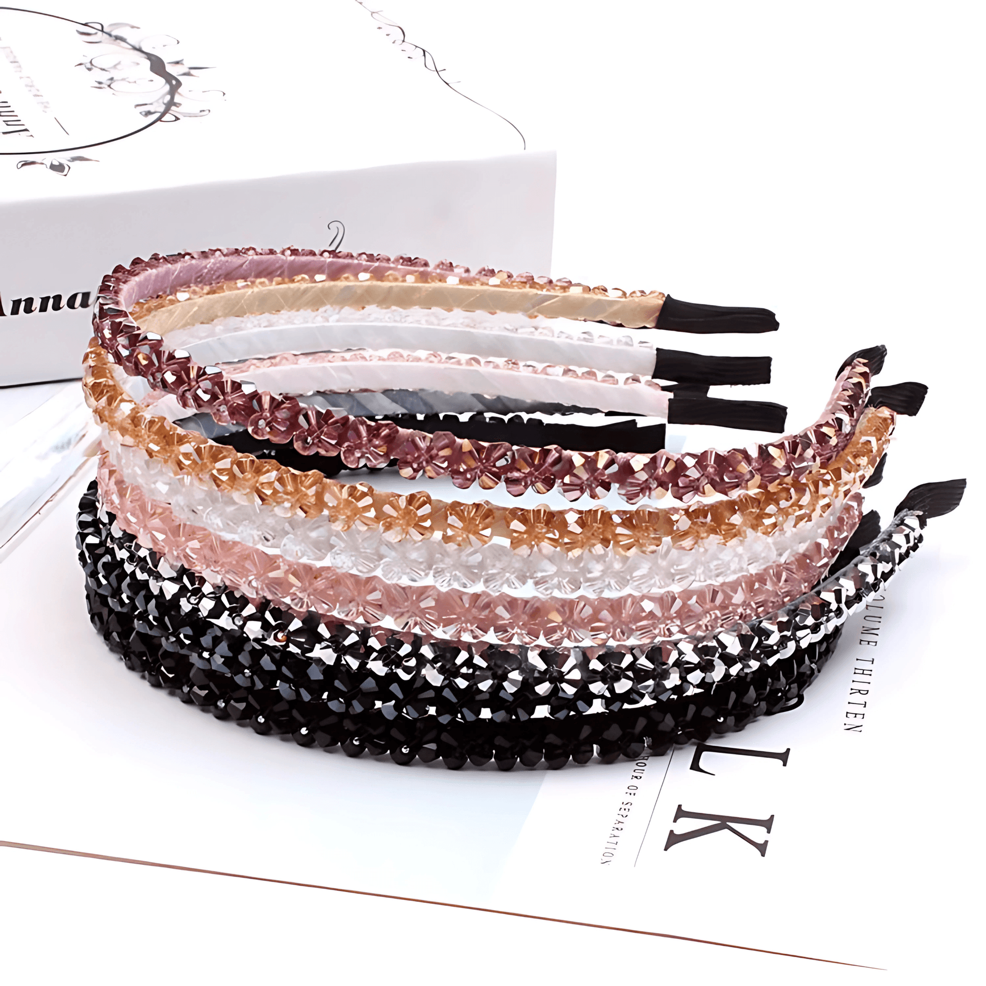 Rhinestone crystal headband for women - Gummia