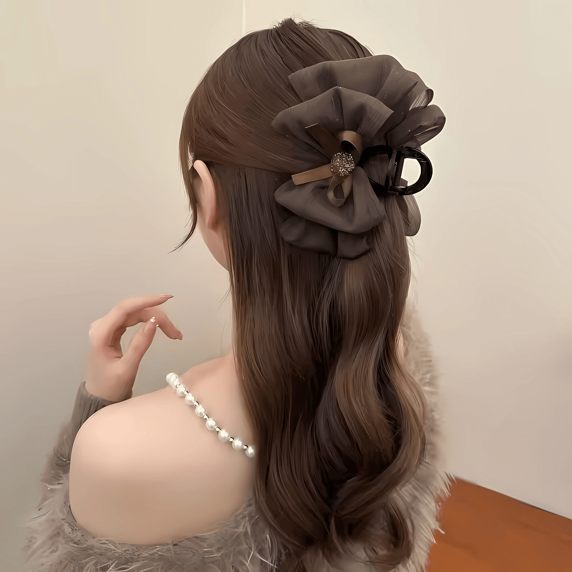 Elegant Bow Claw Clip - Gummia