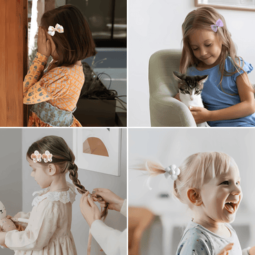 10pcs/set Soft Fabric clips for newborn/ Kids - Gummia
