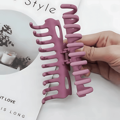 Large Matte Non-Slip Claw Clips for Thick Hair - Gummia