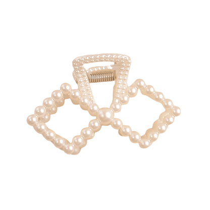 Elegant Pearl Hair Claw Clips - Gummia