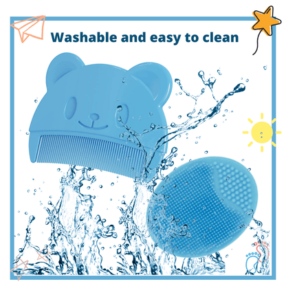 Baby Comb and Brush for Cradle Cap - Gummia