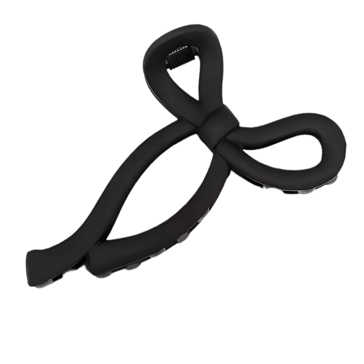 Matte Bow hair claw clips
