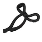 Matte Bow hair claw clips