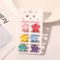 Mini Matte Hair Claw Clips – Pastel Set of 6 - Gummia