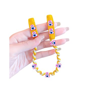 Multi-colored spiral braid twister - Gummia