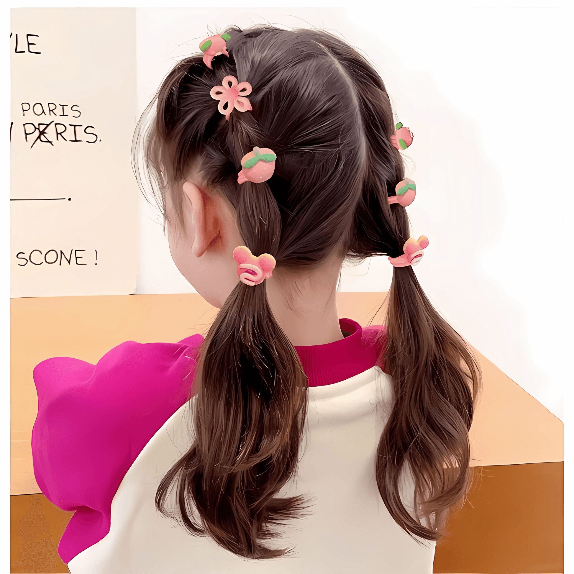 High Quality Cartoon Hairties 10pcs/card - Gummia