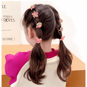 High Quality Cartoon Hairties 10pcs/card - Gummia
