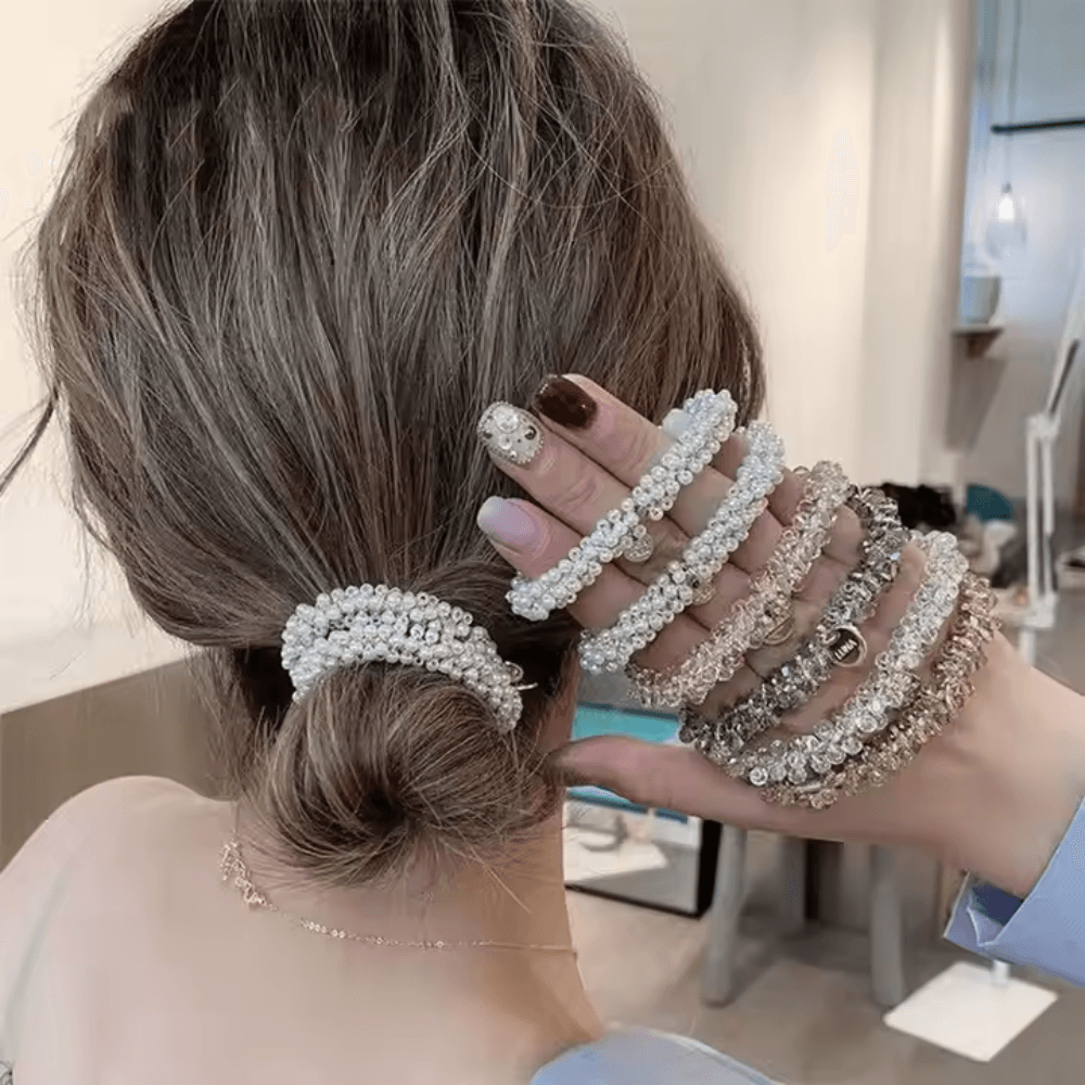 Women's Crystal bands/ Hair ties - Gummia